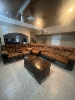 Brown Sectional