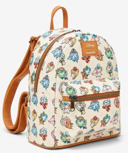Loungefly Disney Sidekicks Heart Gems Mini Backpack
