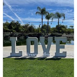 LOVE Marquee Letters 