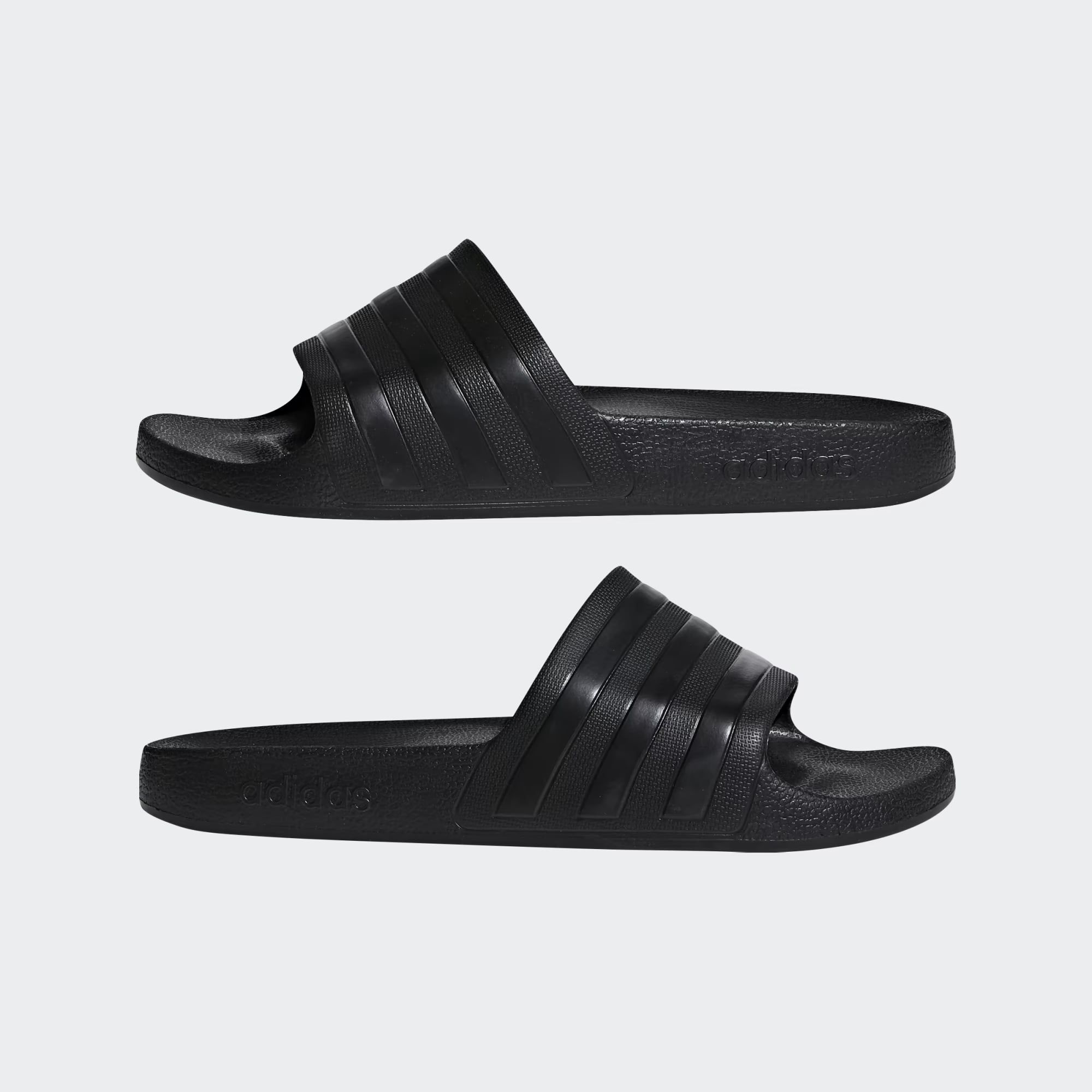 Adidas Slides Aqua Men size 10 Black