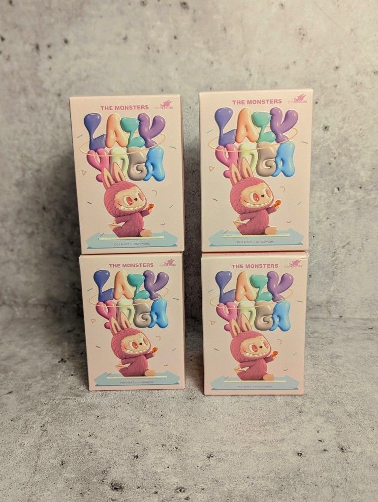 Unopened Labubu Lazy Yoga - 20 Each