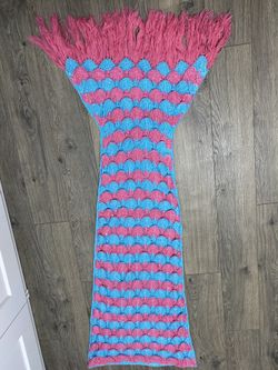 52 in. Mermaid Tail Blanket