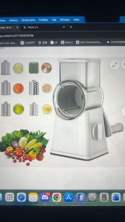 Vegetable shredder and mandoline slicer