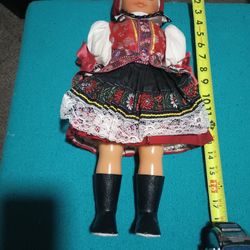 Czech Doll  18 Inches Tall 1960s
