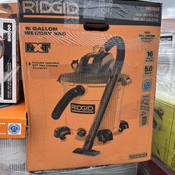 Ridgid 16 gallon vacuum