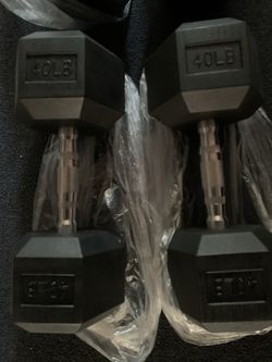 40 Pounds Dumbbells