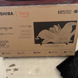 **Brand New In The Box 50” Toshiba Fire tv **