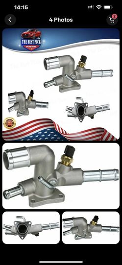 ⭐GENUINE⭐ Engine Thermostat Housing Water Outlet for Hyundai 256002E000