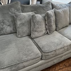 Couches, Grey, 2 Piece, Americas Furniture Warehouse 