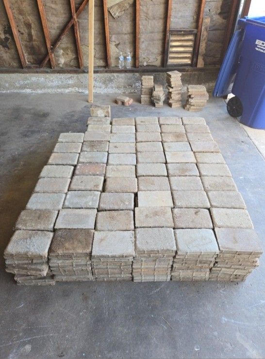 6x9 Pavers.  Count:534 