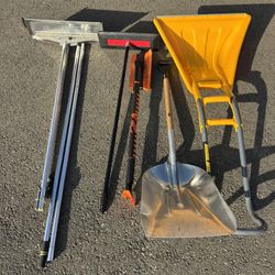Large Lot Of Snow Removal Tools!