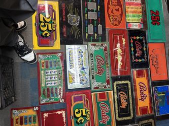 Casino Slot Machine Glass To Frame