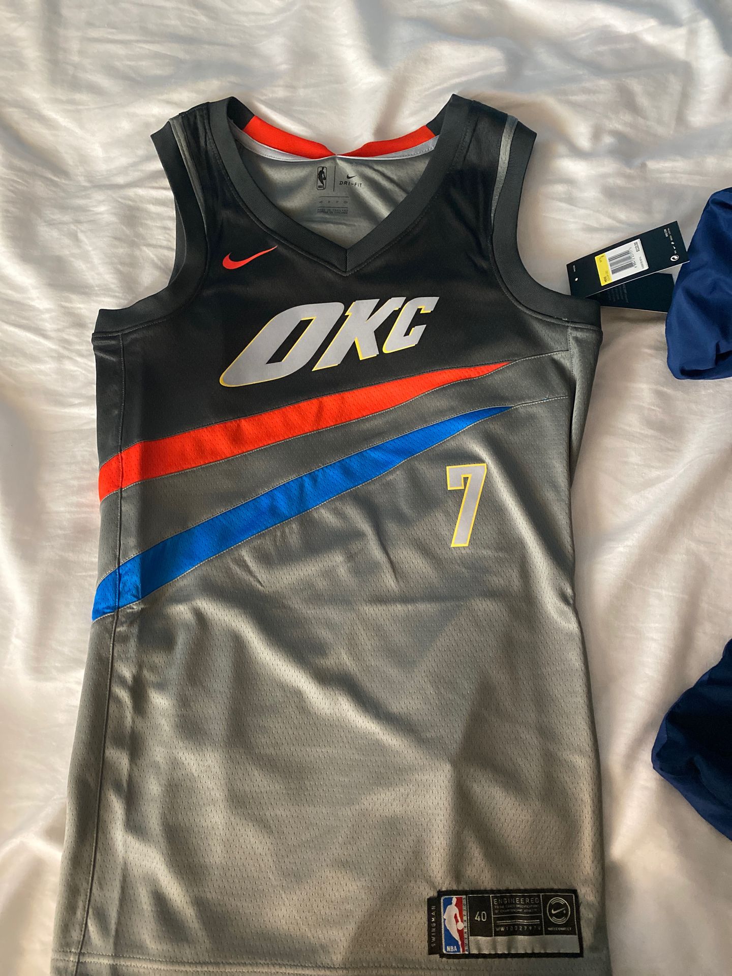 Carmelo Anthony 2017 2018 City edition Oklahoma City Thunder Jersey