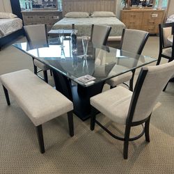 New Dining Set Financing Available $39 Down payment 