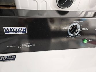  Brand New Maytag Commercial White Electric Dryer