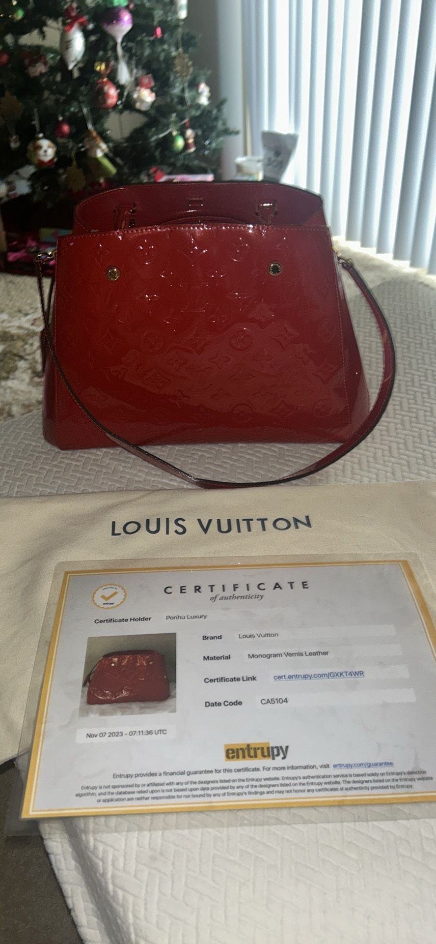 Authentic Louis Vuitton With Certificate