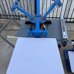 4 Color Screen Press For Screen printing 