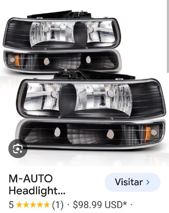 Chevrolet Silverado Headlights Set New In Box