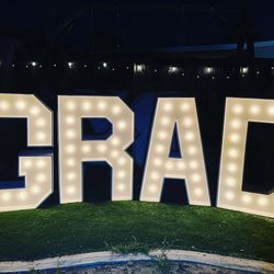 GRAD Marquee Letter