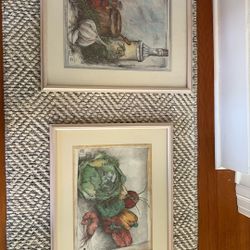 Set of Pier 1 Kitchen Art