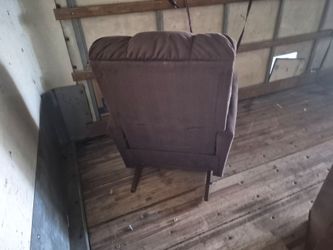 Brown recliner chair