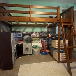 Loft Bed With Shelf