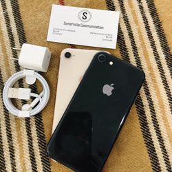 Factory unlocked iPhone 8 64Gb, store warranty 