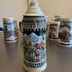 Christmas 1971 Beer Stein Made In Germany