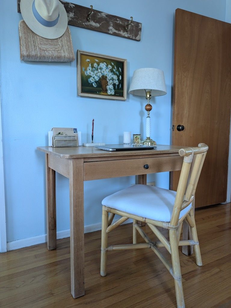 Antique Farmhouse Table, Small Desk