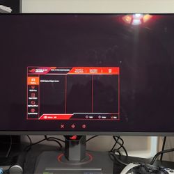 27 In Gaming Monitor For Sale 240 Hz 4k .Rog Xg27