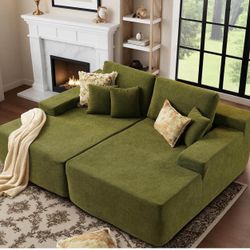    Oversized Double Chaise Lounge Indoor - Upholstered 81" Boneless Cloud Stupendous Oversized Chaise Lounge Chair Sofa Bed Deep Seat