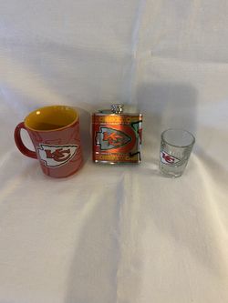 Kansas City coffee mug whiskey flask shot glass