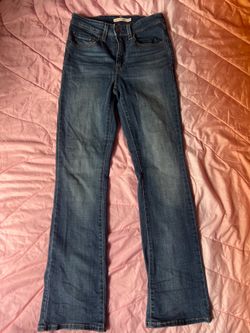 Levi high rise bootcut jeans