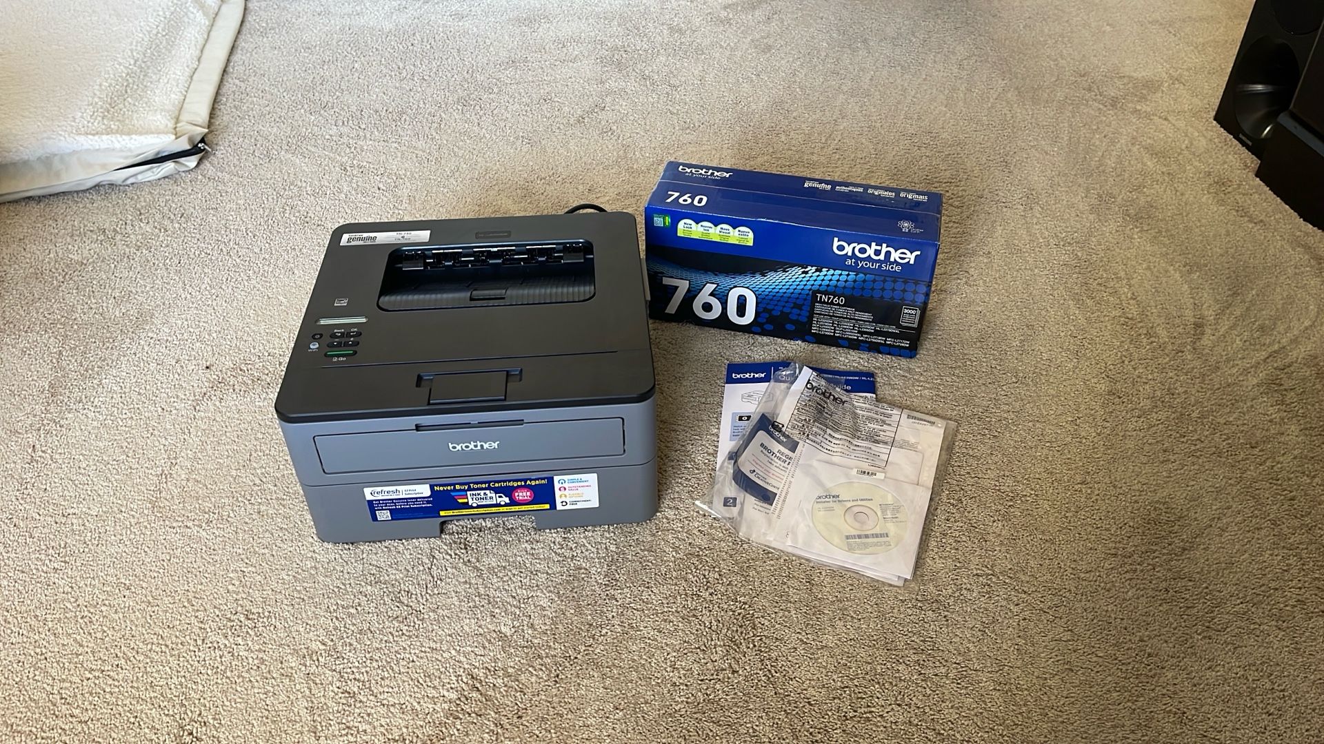 Laser Printer New Out Of Box Brother HL-H23500W