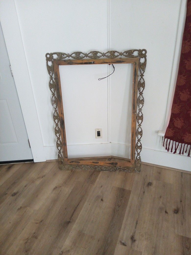 Old Vanity Mirror Frame