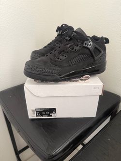 Kids Nike Jordan Spizike Low (GS) Black Anthracite