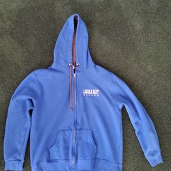 Lincoln East high school blue hoodie sweatshirt blue soccer nice embroidery Spartans