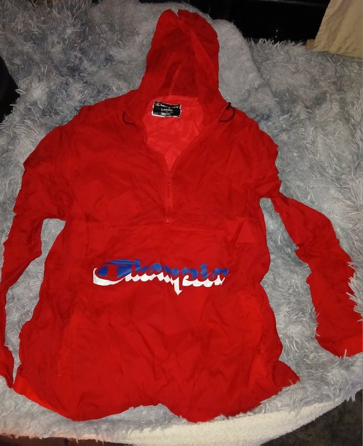 Men's Champion Windbreaker Size Large