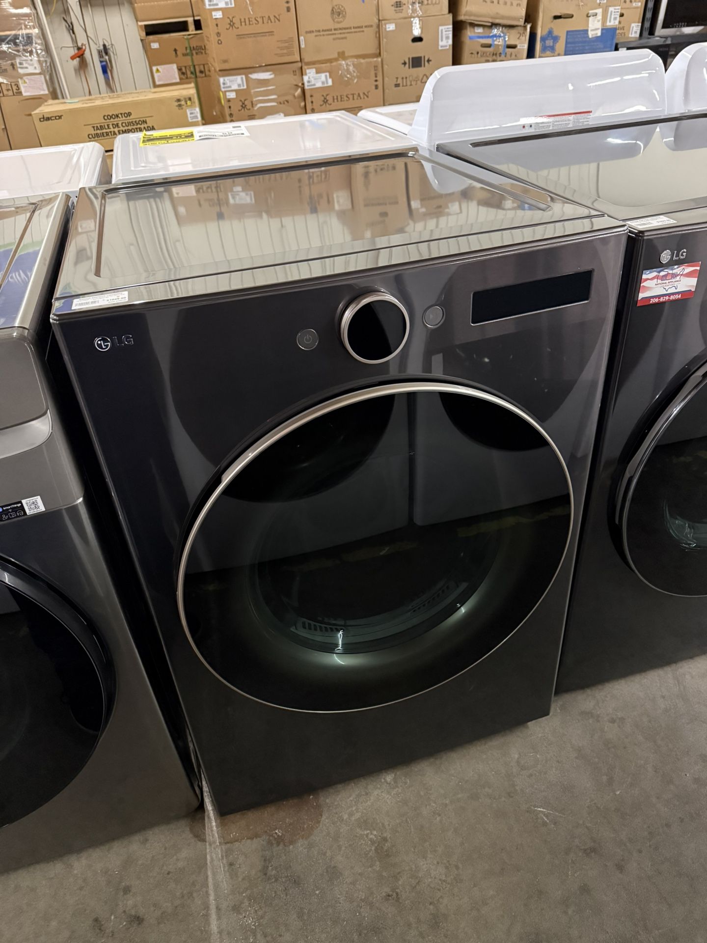 LG  DLEX6500B 27 Inch Electric Smart Dryer