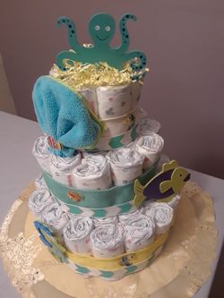 " Under the sea" diaper cake