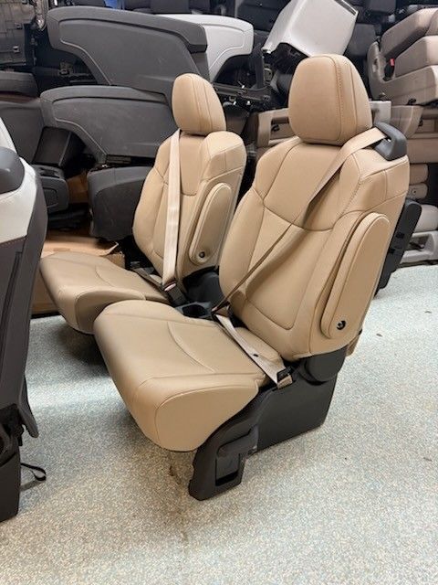 Brand New Tan Leather Bucket Seats With Seatbelts 