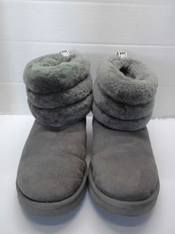 UGG Gray Suede Mini Boots Size 9 Women
