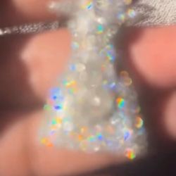 Silver Moissanite Pendant