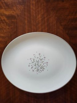 Vintage 1950's Mid Century Porcelain Serving Platter