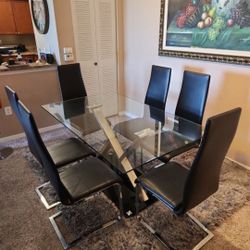 Glass Dining Table