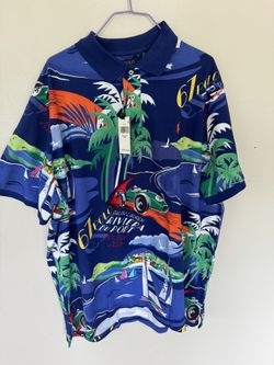 Polo Ralph Lauren Riviera duPort Graphic Print Polo Shirt - Men’s 2XL - NWT $148