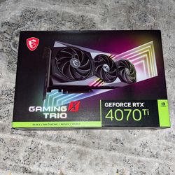 MSI RTX 4070 Ti GAMING X TRIO 12G Graphics Card