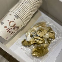 1st Birthday Decorations Tableware - Boho First Birthday Party Supplies