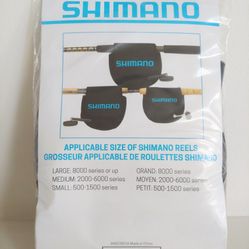 SHIMANO ANSC850A NEOPRENE SPINNING REEL COVER - LARGE - FISHING