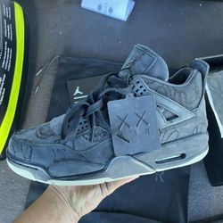 Black Kaws Jordan 4 Men’s 11